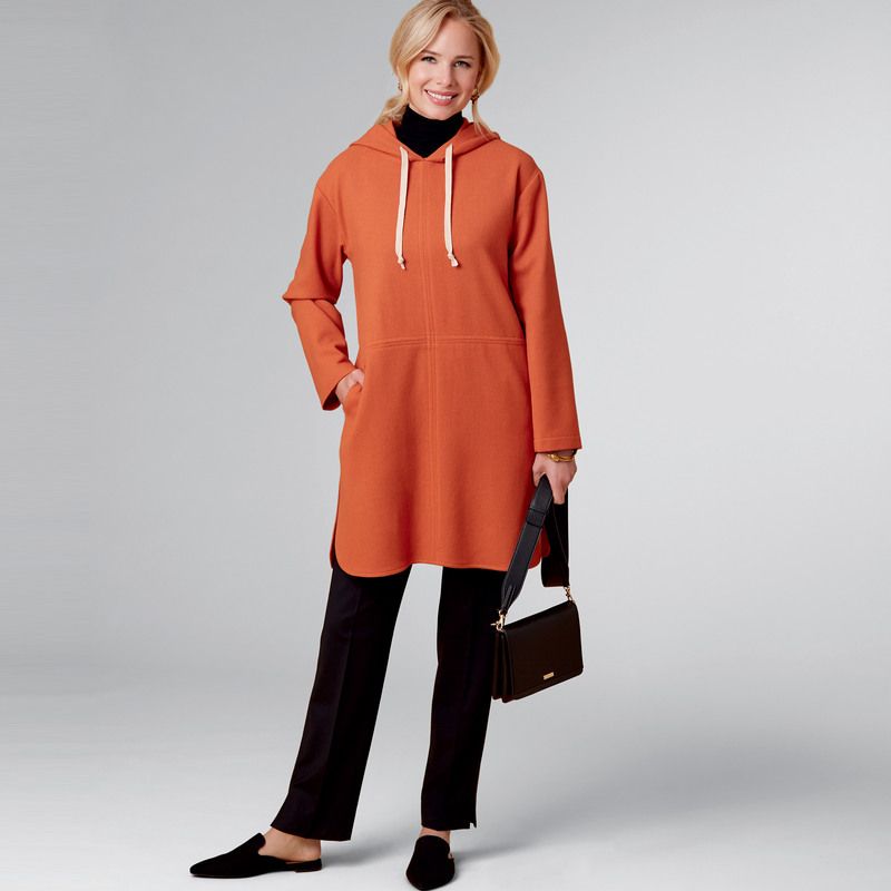 Patron New Look 6706 - Poncho Femme à capuche avec ou sans poches