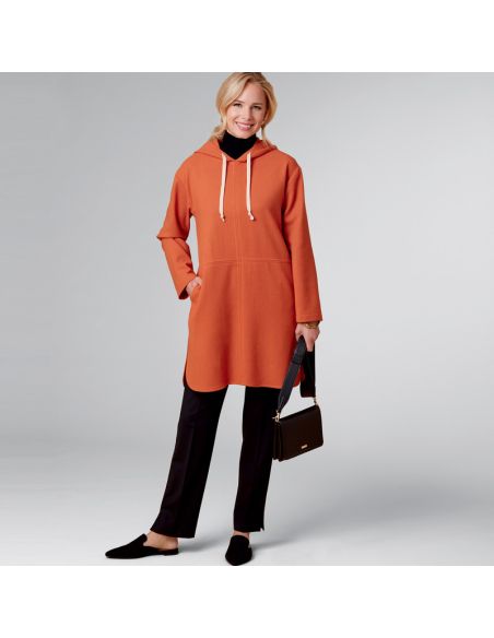 Patron New Look 6706 Poncho Femme a capuche avec ou sans poches