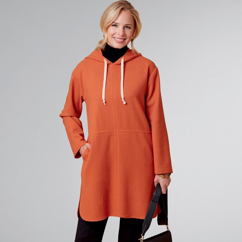 Patron New Look 6706 - Poncho Femme à capuche avec ou sans poches