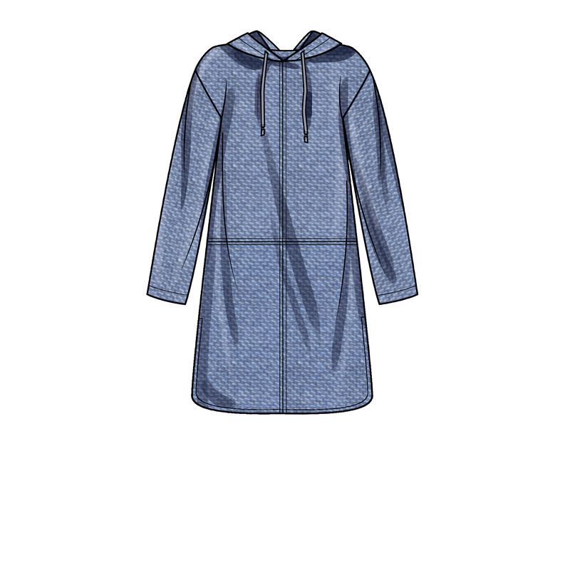 Patron New Look 6706 - Poncho Femme à capuche avec ou sans poches