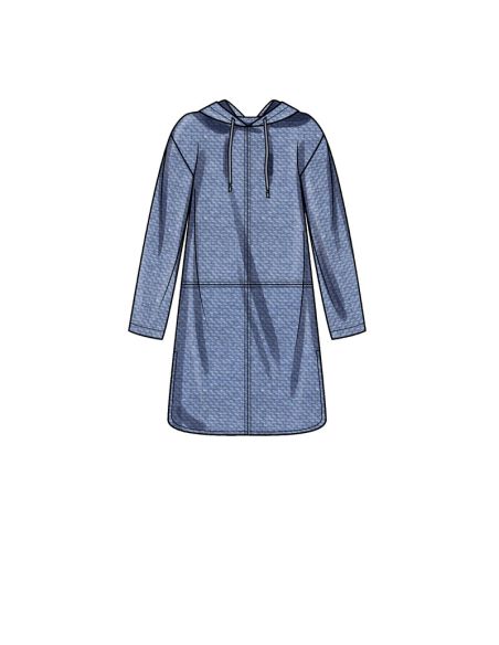 Patron New Look 6706 - Poncho Femme à capuche avec ou sans poches