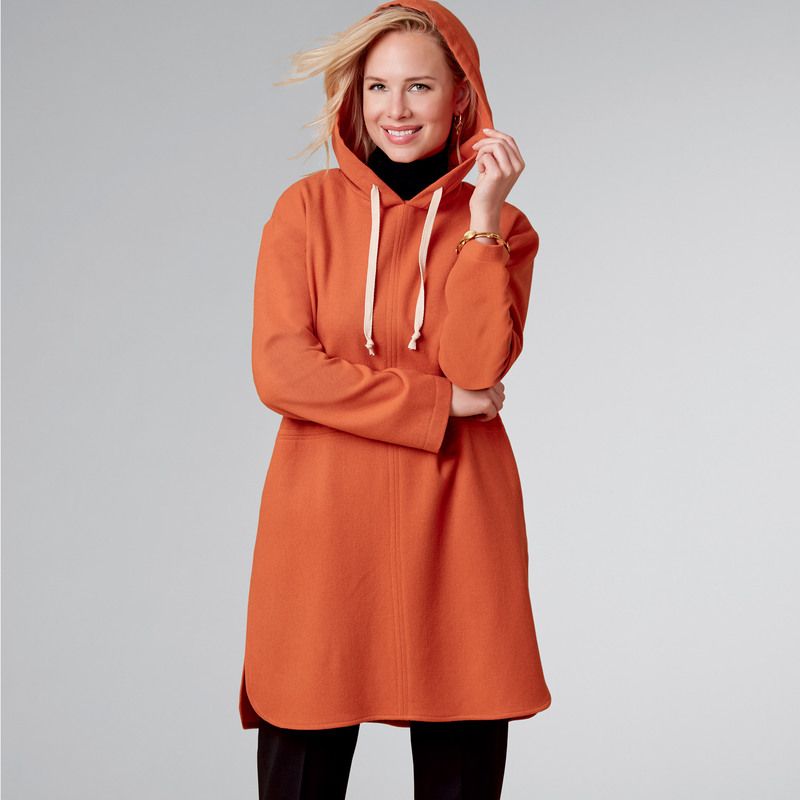 Patron New Look 6706 - Poncho Femme à capuche avec ou sans poches