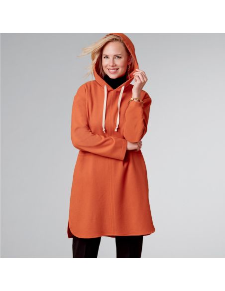 Patron New Look 6706 - Poncho Femme à capuche avec ou sans poches