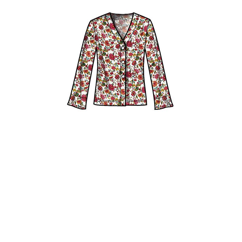 Patron New Look 6711 - Ensemble Femme avec Cardigan et Pantalon