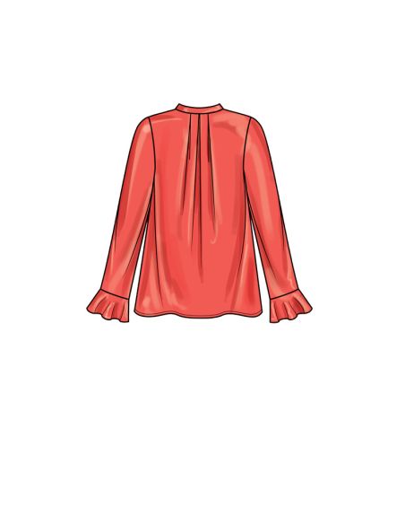 Patron New Look 6712 - Ensemble Femme Top encolure plissée et Pantalon ajusté