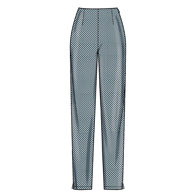 Patron New Look 6712 - Ensemble Femme Top encolure plissée et Pantalon ajusté
