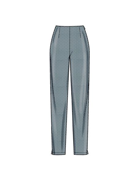 Patron New Look 6712 - Ensemble Femme Top encolure plissée et Pantalon ajusté