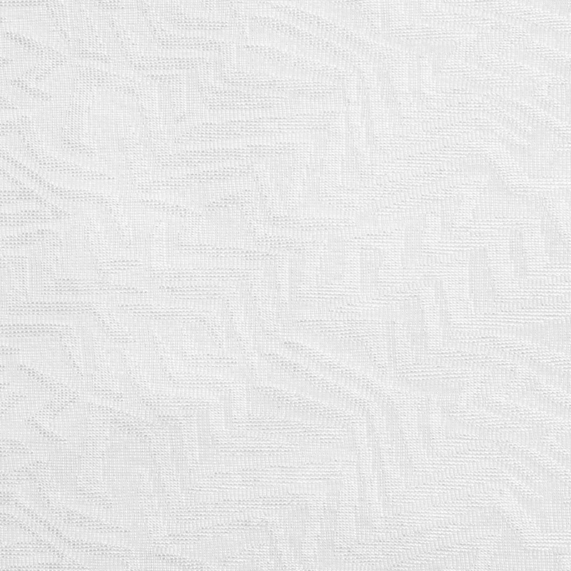 Jersey jacquard labyrinthe blanc vendu au mètre