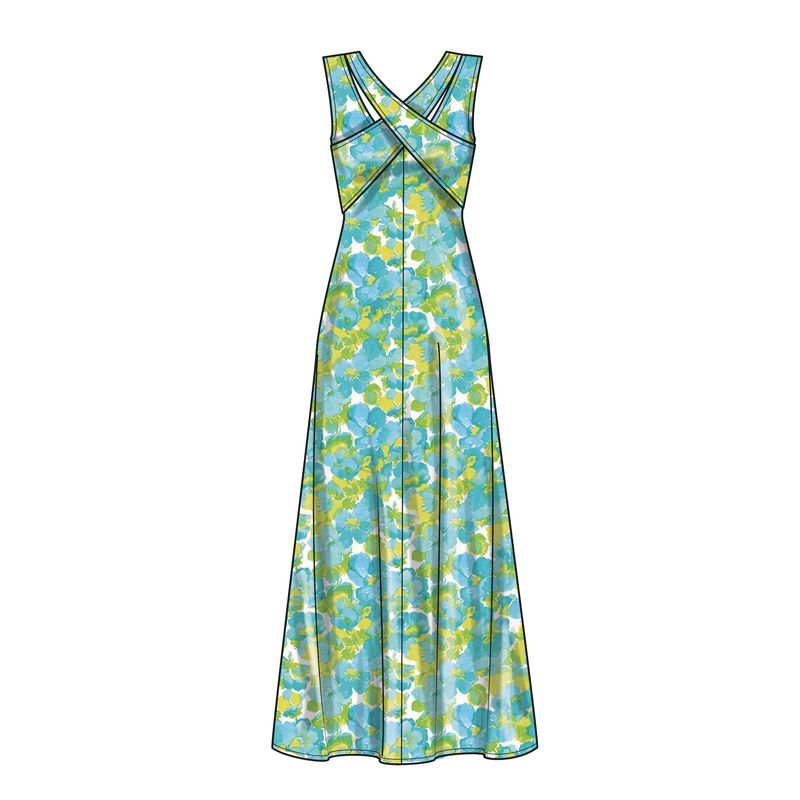 Patron New Look 6717 - Robe longues avec variantes