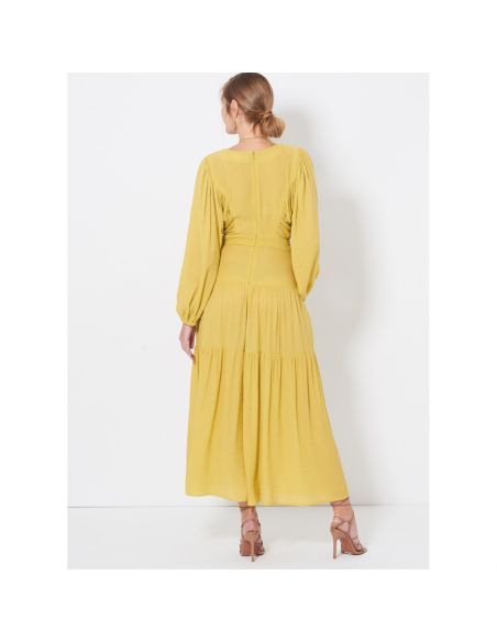 Patron New Look 6718 - Robe longue avec décolleté en V