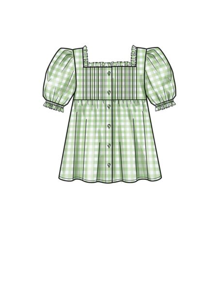 Patron New Look 6719 - Hauts boutonnés