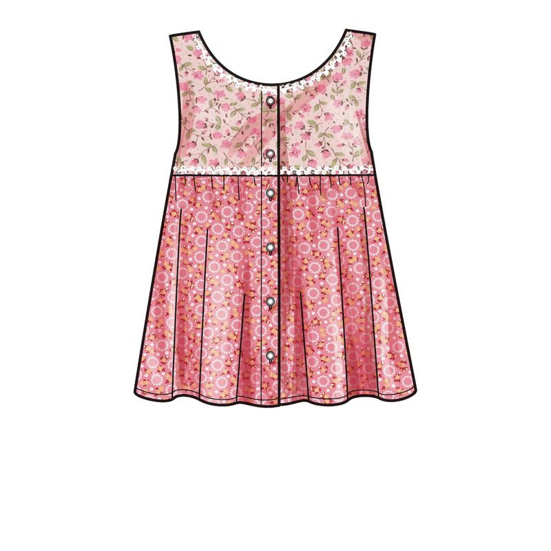 Patron New Look 6719 - Hauts boutonnés