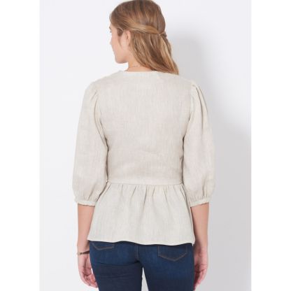 Patron New Look 6720 - Hauts cache-cœur 2