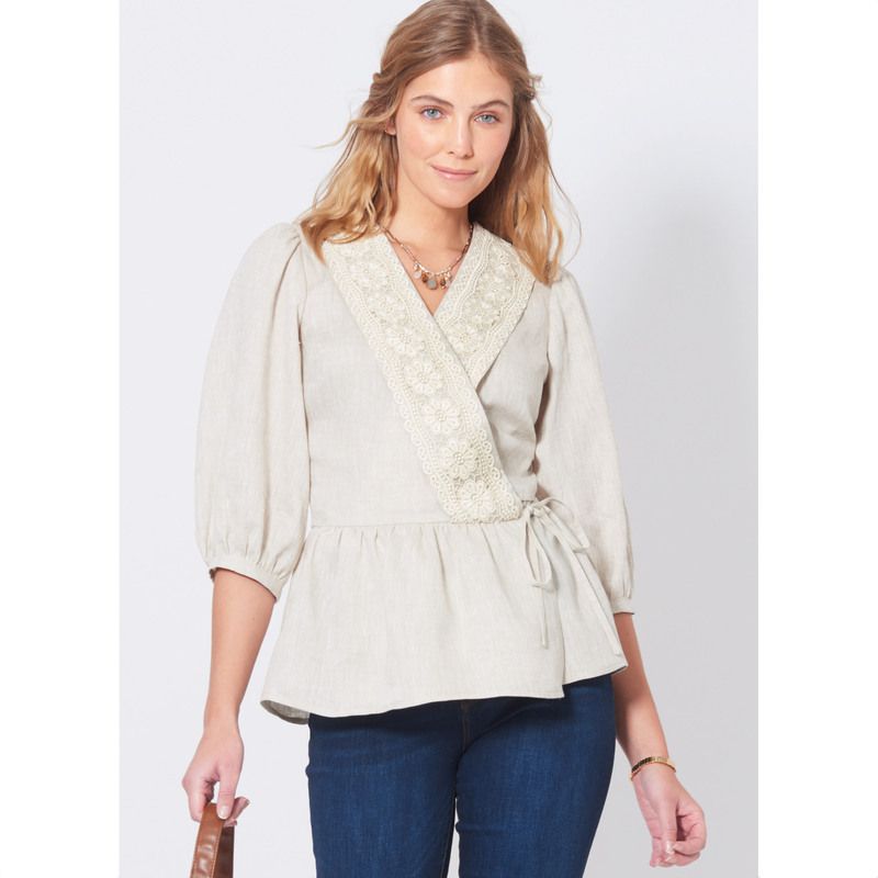 Patron New Look 6720 - Hauts cache-cœur