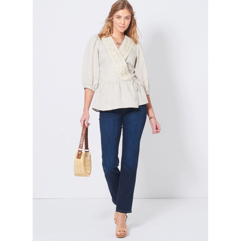 Patron New Look 6720 - Hauts cache-cœur