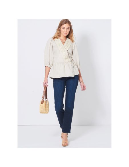 Patron New Look 6720 - Hauts cache-cœur