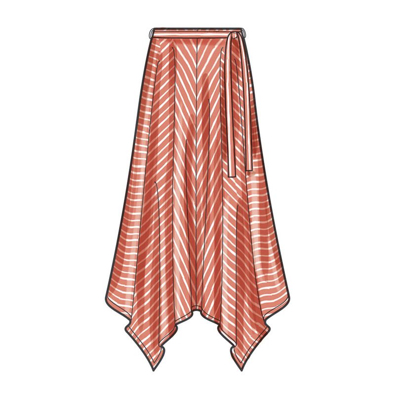 Patron New Look 6721 - Jupes asymétriques