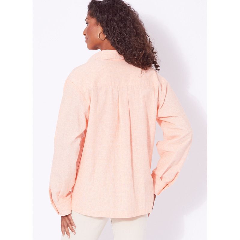 Patron New Look 6724 - Chemise boutonnée unisexe