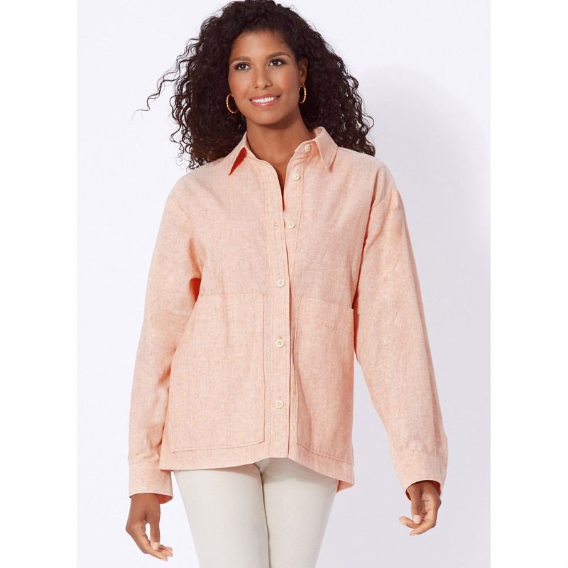 Patron New Look 6724 - Chemise boutonnée unisexe