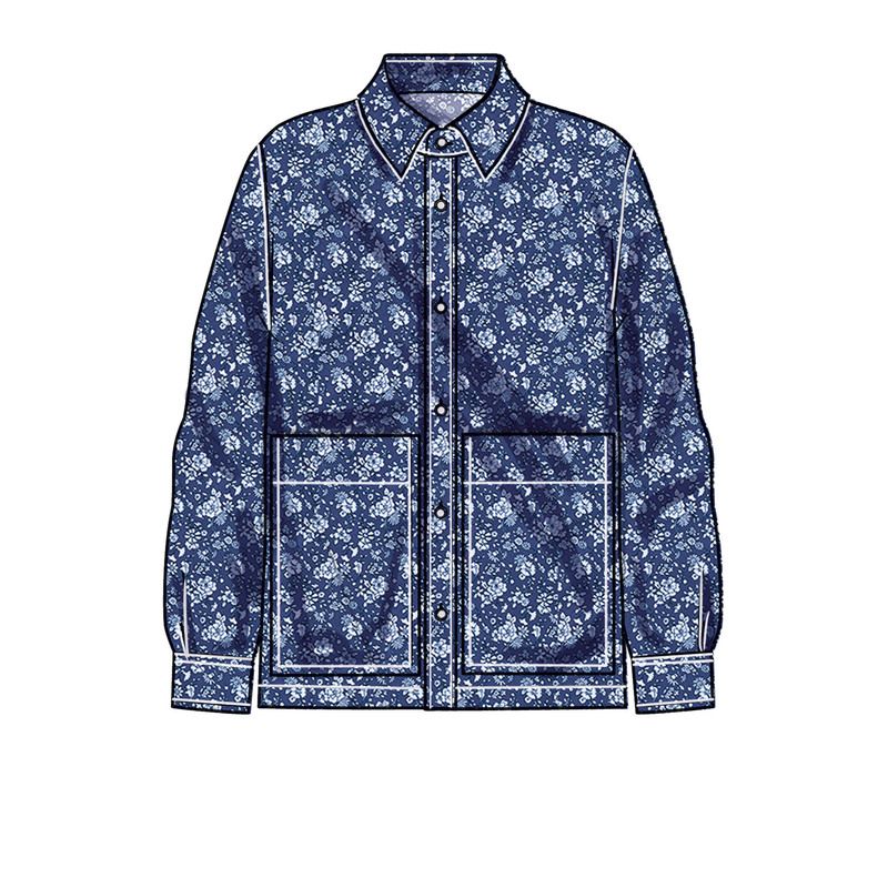 Patron New Look 6724 - Chemise boutonnée unisexe