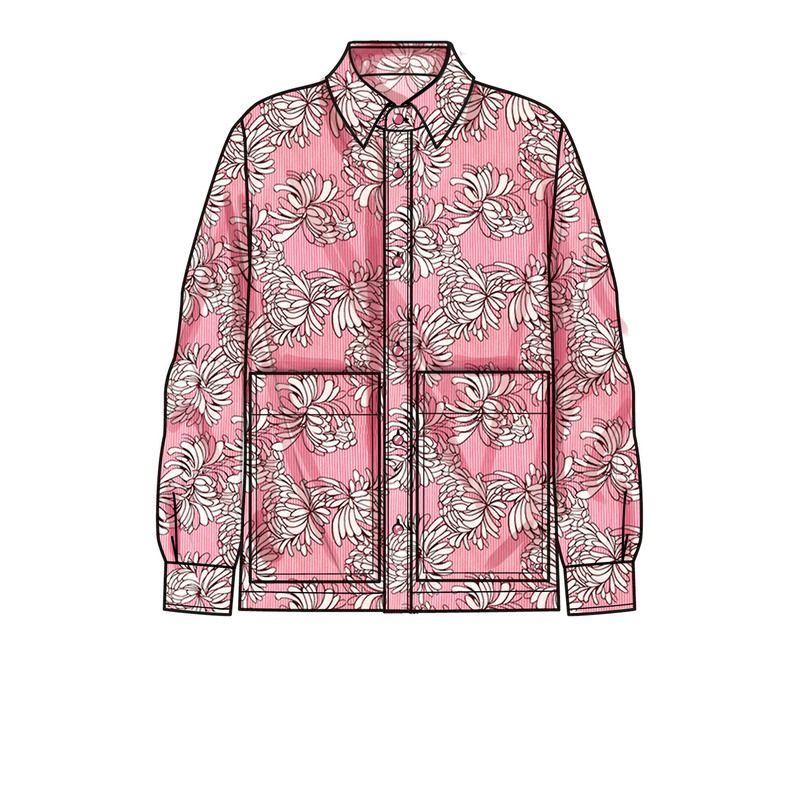 Patron New Look 6724 - Chemise boutonnée unisexe