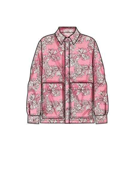 Patron New Look 6724 - Chemise boutonnée unisexe