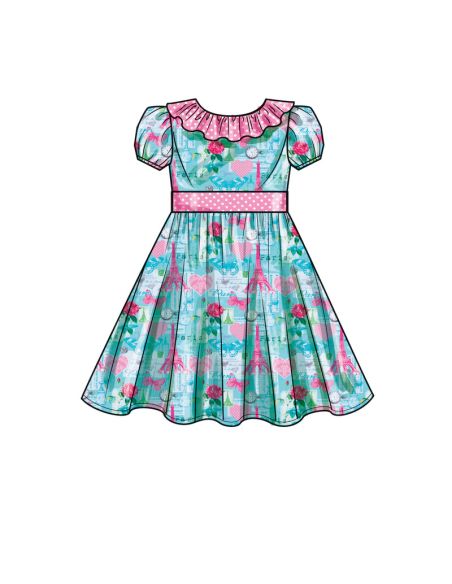 Patron New Look 6726 - Robes pour enfants