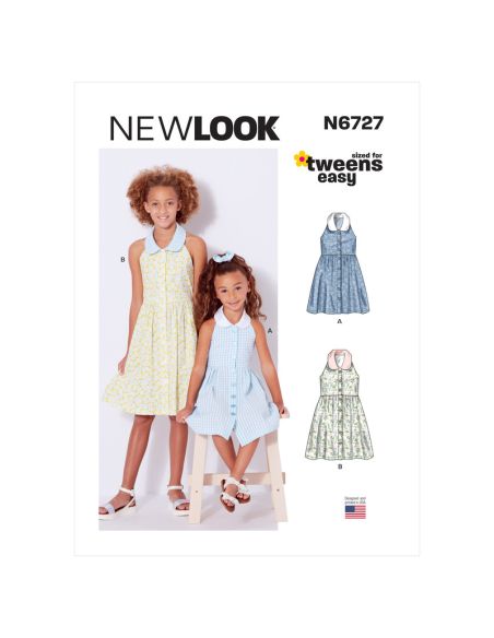 Patron New Look 6727 - Robe Fille