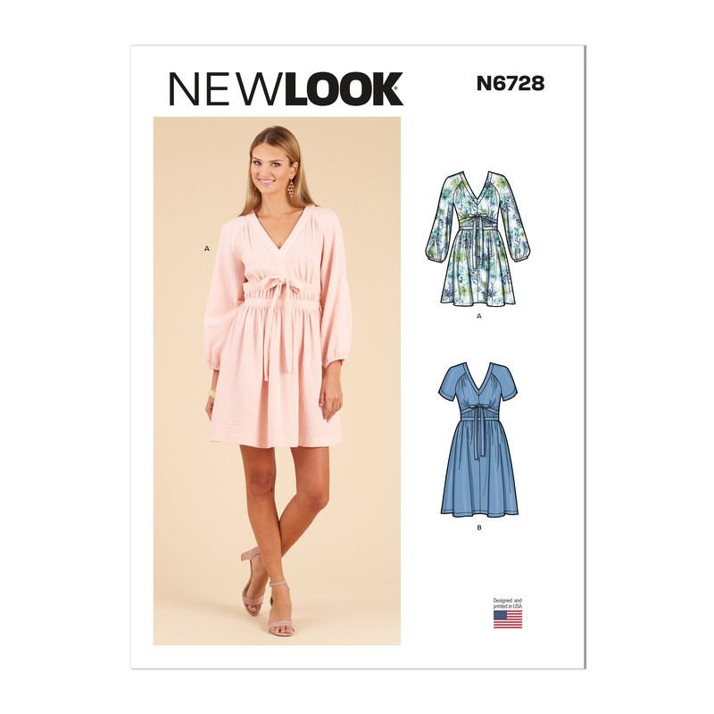 Patron New Look 6728 - Robe longues