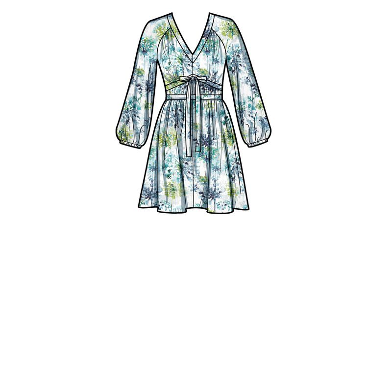 Patron New Look 6728 - Robe longues