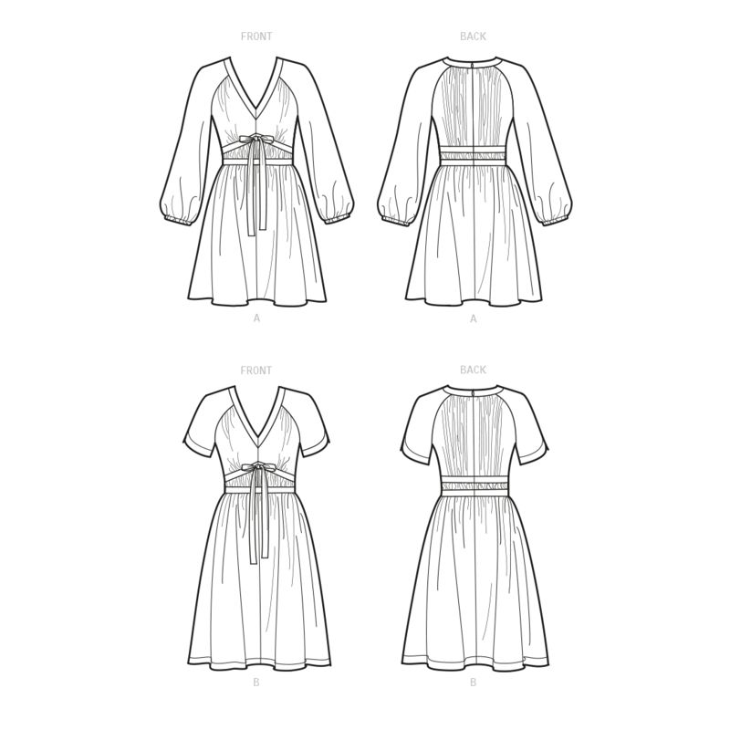 Patron New Look 6728 - Robe longues