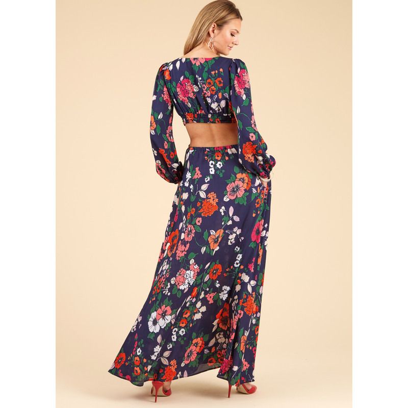 Patron New Look 6729 - Robe longue avec décolleté