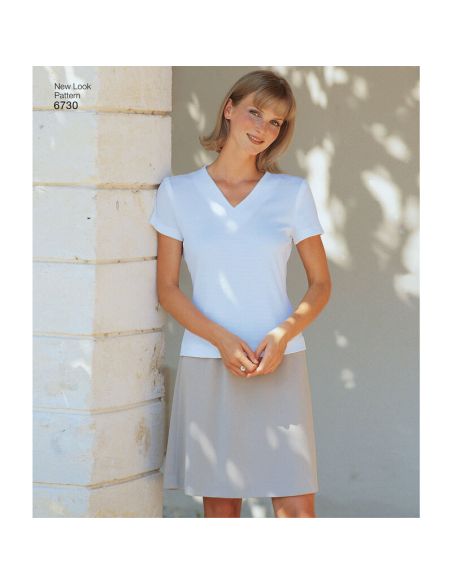 Patron New Look 6730 - Jupe, pantalon, Tee-Shirt