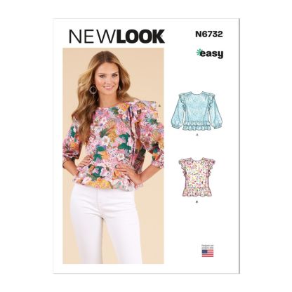 Patron New Look 6732 - Top avec variantes