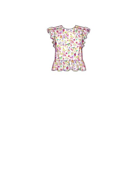 Patron New Look 6732 - Top avec variantes