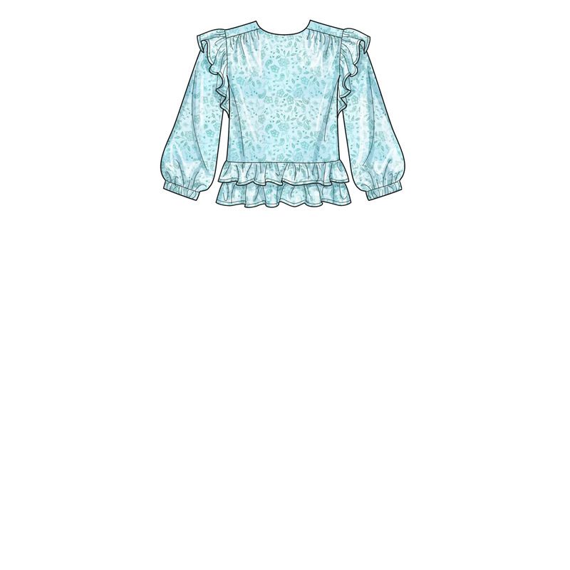 Patron New Look 6732 - Top avec variantes