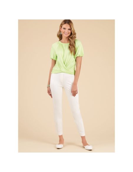 Patron New Look 6733 - Hauts cache cœur ou col rond