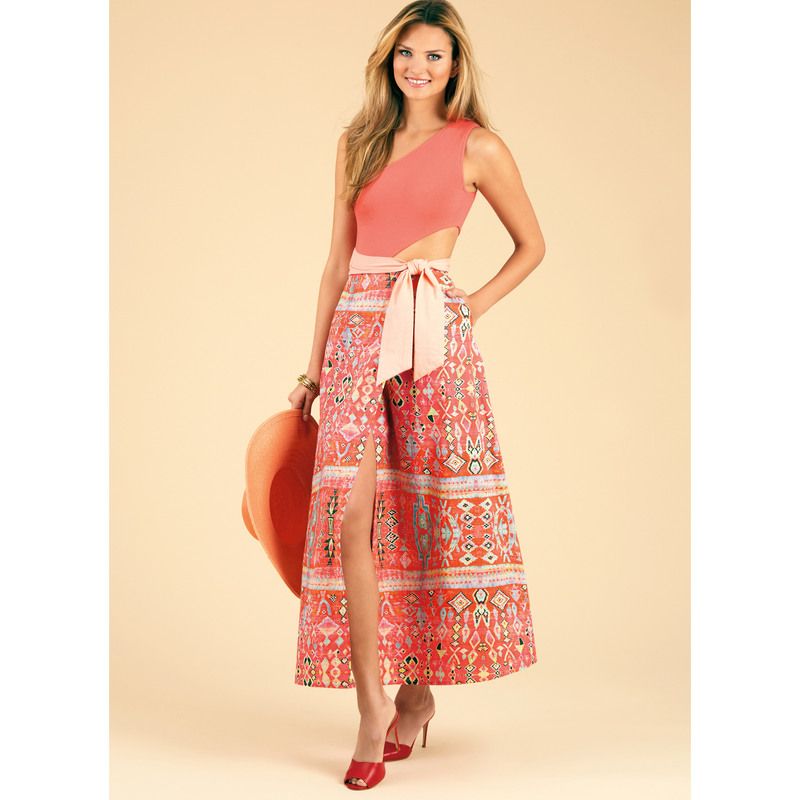 Patron New Look 6734 - Maillot de bain et jupe portefeuille