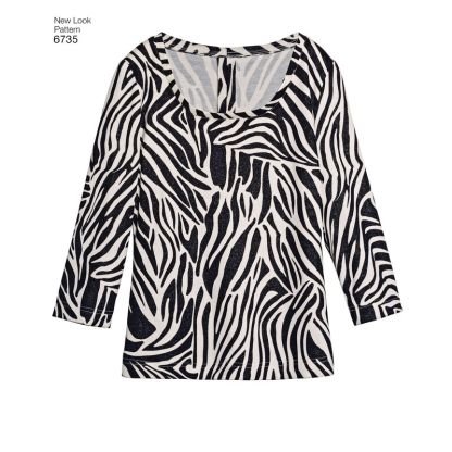 Patron New Look 6735 - Ensemble jupe/pantalon, Tee-Shirt, veste 2
