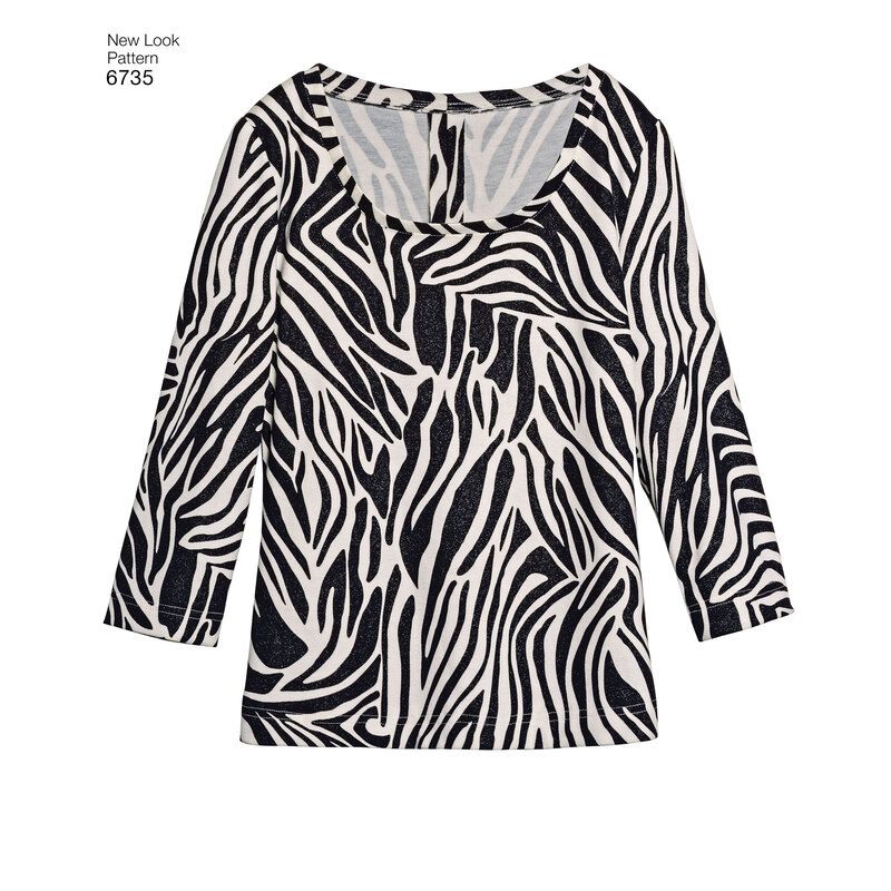 Patron New Look 6735 - Ensemble jupe/pantalon, Tee-Shirt, veste