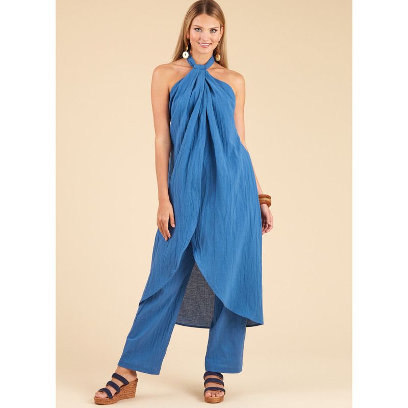 Patron New Look 6736 - Hauts en 2 longueurs et pantalon