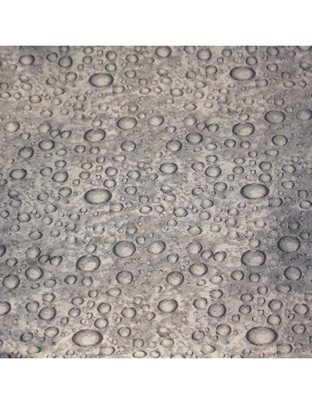 Doublure satin jacquard - Rond hétérogène gris