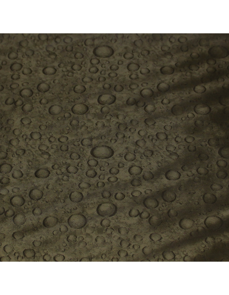 Doublure satin jacquard - Rond hétérogène kaki