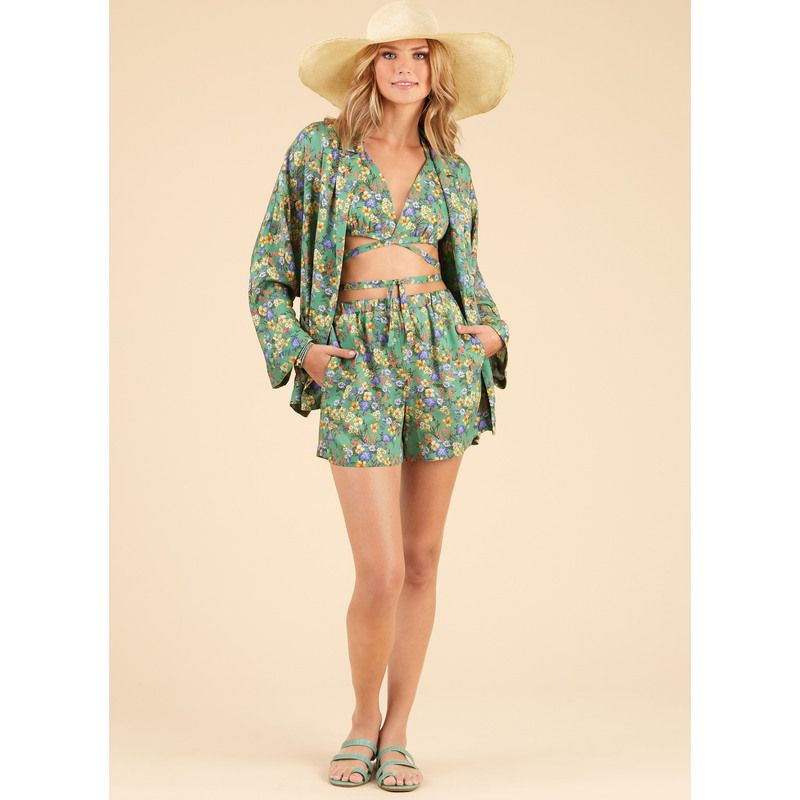 Patron New Look 6737 - Veste, haut cache cœur et short