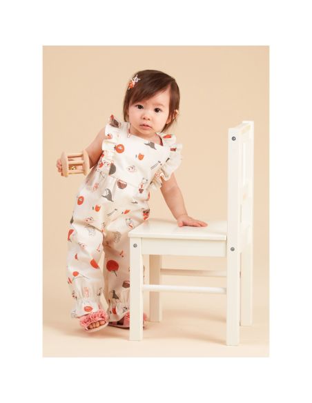 Patron New Look 6738 - Barboteuses et tobe pour bébés