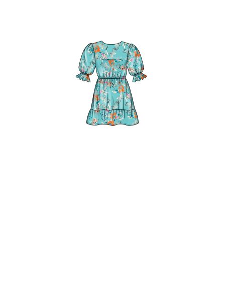 Patron New Look 6739 - Robe, haut et pantalon pour filles