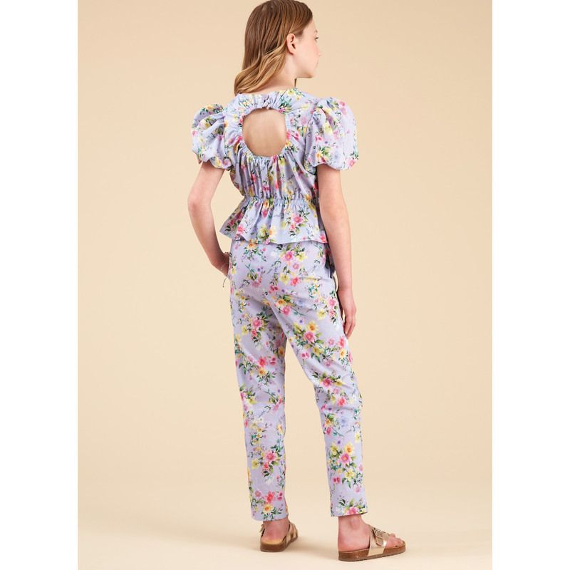 Patron New Look 6739 - Robe, haut et pantalon pour filles