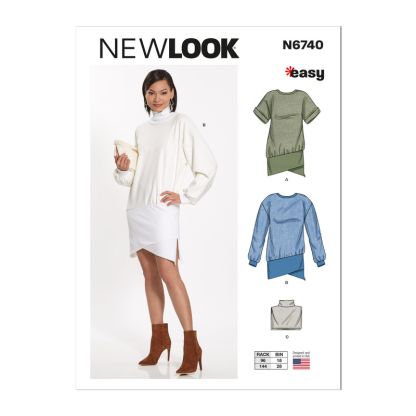 Patron New Look 6740 - Robe courte