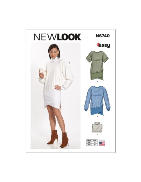 Patron New Look 6740 - Robe courte