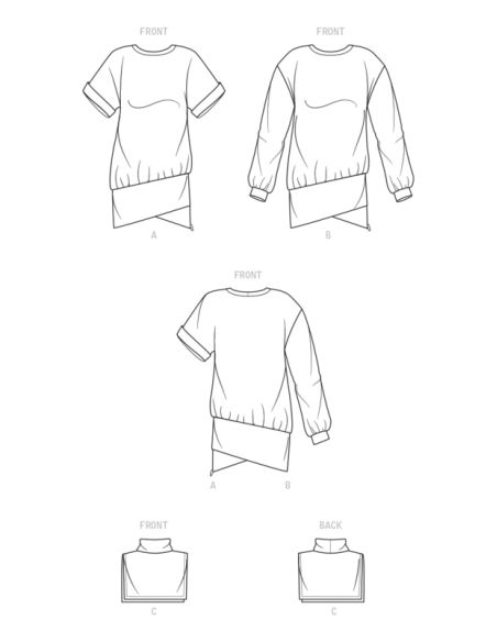 Patron New Look 6740 - Robe courte